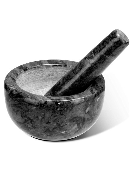 Juego de Mortero y Maja de Mármol Tera 11.8 cm Compacto