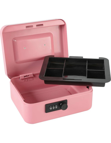 Caja Fuerte Mediana xydled de Acero con Cerradura Combinación Rosa