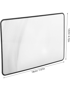 Marcador con Lupa Healeved 18x12 cm para Lectura Fácil 2