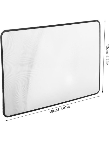 Marcador con Lupa Healeved 18x12 cm para Lectura Fácil