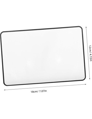 Marcador con Lupa Healeved 18x12 cm para Lectura Fácil