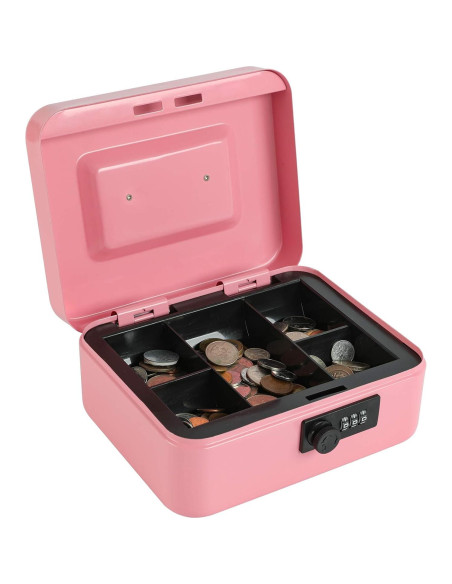 Caja Fuerte Mediana xydled de Acero con Cerradura Combinación Rosa