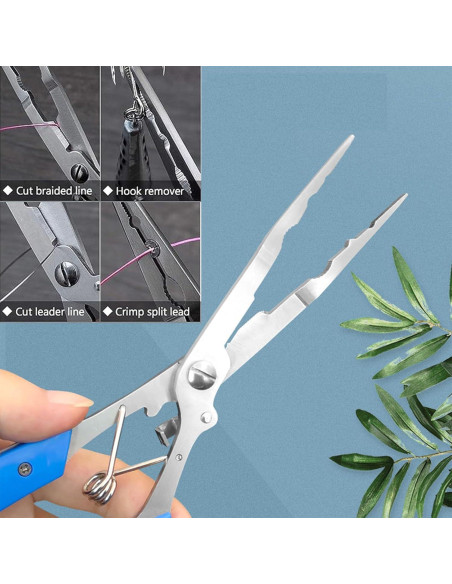 Alicate de Pesca Multifuncional Pezlun con Báscula y Agarrador