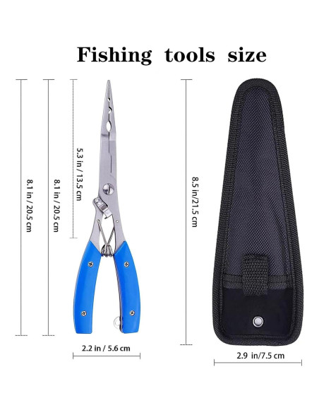 Alicate de Pesca Multifuncional Pezlun con Báscula y Agarrador