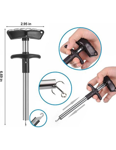 Alicate de Pesca Multifuncional Pezlun con Báscula y Agarrador
