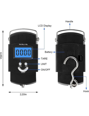 Alicate de Pesca Multifuncional Pezlun con Báscula y Agarrador