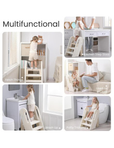 Escalera Plegable para Niños Hoopyosms 30.48 cm Antideslizante 2