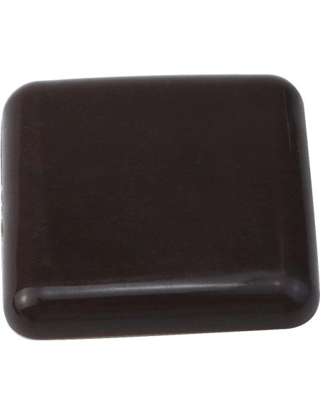 8 Deslizadores de Muebles Autoadhesivos Cuadrados Marrones