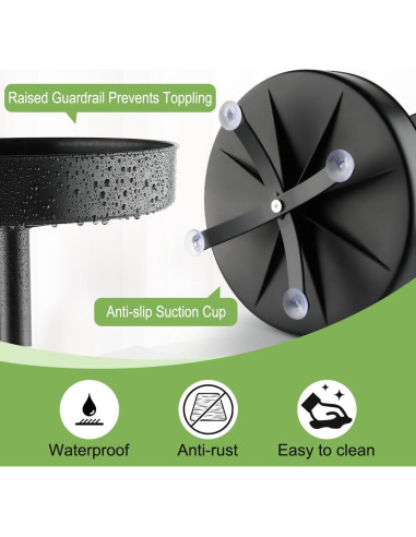 Organizador Giratorio BTPLASTIK 2 Niveles 29.5 cm para Cocina y Baño