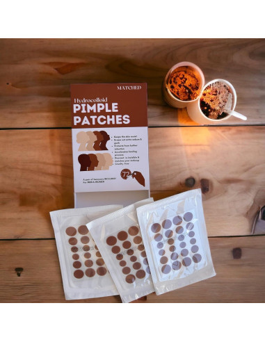 Parches Hidrocoloides MATCHED para Acné Facial - 72 Unidades