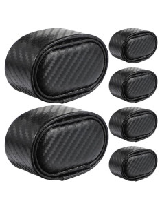 Cojín para Enrollador de Relojes Hemobllo PU Negro 6 Pcs