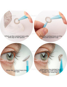 Set de 5 Herramientas de Viaje AUEAR para Lentes de Contacto 2