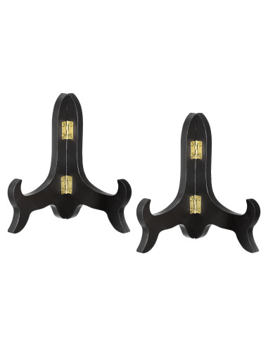 Soporte de Placa de Caballete uxcell 5" Plegable Negro