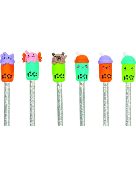 Borradores para Lápices Raymond Geddes Boba Tea - Paquete 48 Borradores para Lápices Raymond Geddes Boba Tea - Paquete 48