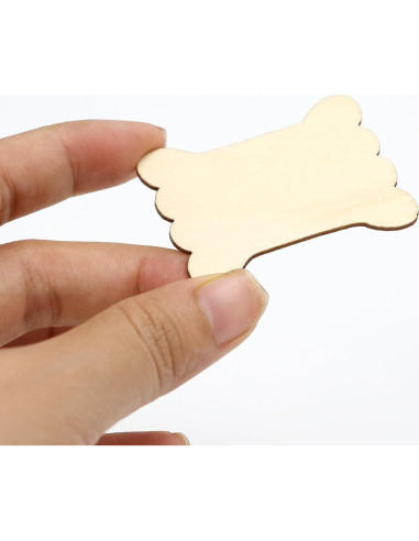 100 Bobinas de Hilo de Madera Marsrut para Costura 5.4x4 cm