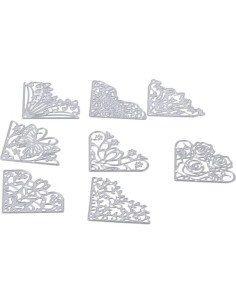 Cortes de Metal en Forma de Flores Hobbyhub - 8 Piezas 5 cm 2