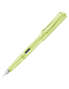 Pluma fuente Lamy Safari Verde Primavera con Tinta Azul