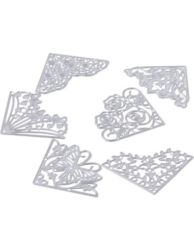 Cortes de Metal en Forma de Flores Hobbyhub - 8 Piezas 5 cm