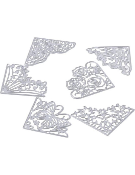 Cortes de Metal en Forma de Flores Hobbyhub - 8 Piezas 5 cm