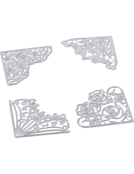 Cortes de Metal en Forma de Flores Hobbyhub - 8 Piezas 5 cm