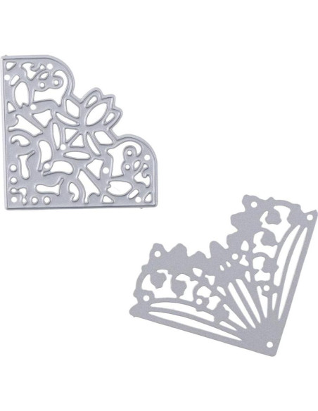 Cortes de Metal en Forma de Flores Hobbyhub - 8 Piezas 5 cm