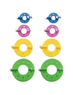 Hacedor de Pompones Jeorywoet 8 Piezas Multitamaño