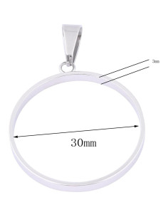 20 Marcos Abiertos de Acero Inoxidable 30mm Reidgaller 2