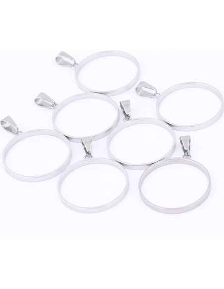 20 Marcos Abiertos de Acero Inoxidable 30mm Reidgaller