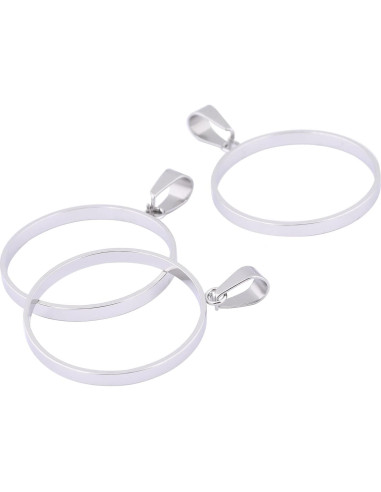 20 Marcos Abiertos de Acero Inoxidable 30mm Reidgaller