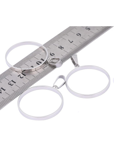 20 Marcos Abiertos de Acero Inoxidable 30mm Reidgaller