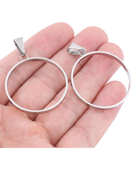 20 Marcos Abiertos de Acero Inoxidable 30mm Reidgaller