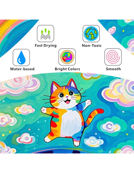 Marcadores de Pintura Acrílica LILTYNG 48 Colores Doble Punta