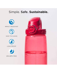 Tapa de Reemplazo Nalgene OTF Negra/Gris para Botella 22oz 2