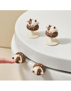 Lifter de Asiento de Inodoro Hejiahuicandy con Mango - 4 Piezas 2