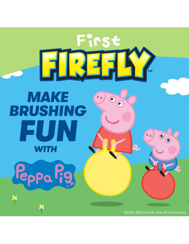Cepillo de Dientes Peppa Pig Firefly First con Temporizador Iluminado