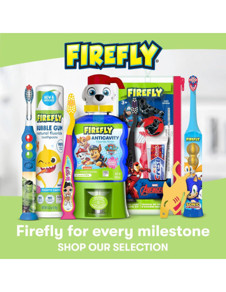 Cepillo de Dientes Peppa Pig Firefly First con Temporizador Iluminado