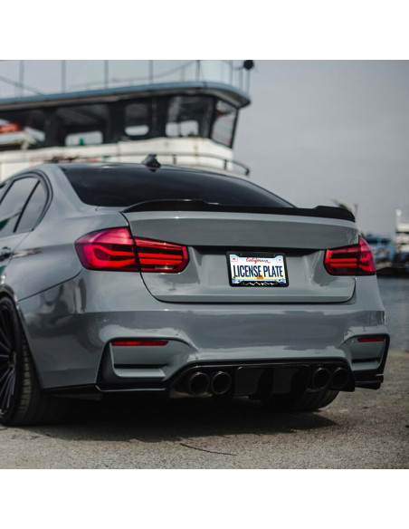 Marco de Placa de Licencia HCSS Aluminio Montaña 30.5x15.2 cm