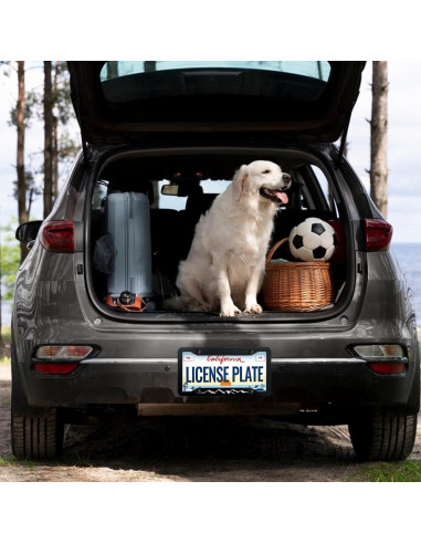 Marco de Placa de Licencia HCSS Aluminio Montaña 30.5x15.2 cm