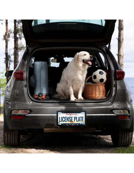 Marco de Placa de Licencia HCSS Aluminio Montaña 30.5x15.2 cm