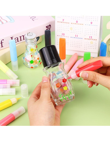 48 Marcadores de Pintura Acrílica JunLiHong 5ml 24 Colores