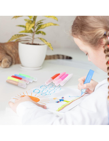 48 Marcadores de Pintura Acrílica JunLiHong 5ml 24 Colores