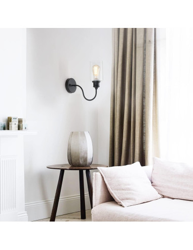 Pantallas de lámpara de vidrio Voguad 2 paquetes 10.16cm