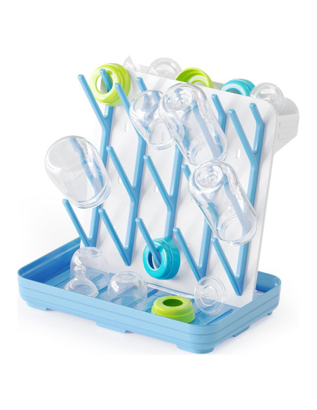 Soporte para Secado de Biberones SpaceAid Azul 20 Ganchos