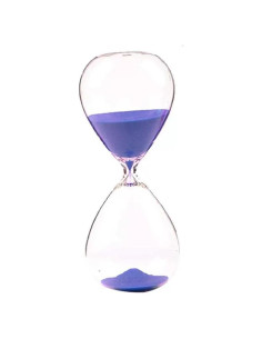Reloj de Arena Falytemow 30 Minutos Vidrio Púrpura 23.5 cm