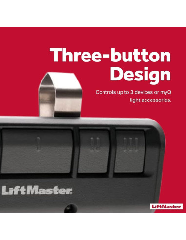 Control Remoto LiftMaster 893LM Security+ 2.0 3 Botones