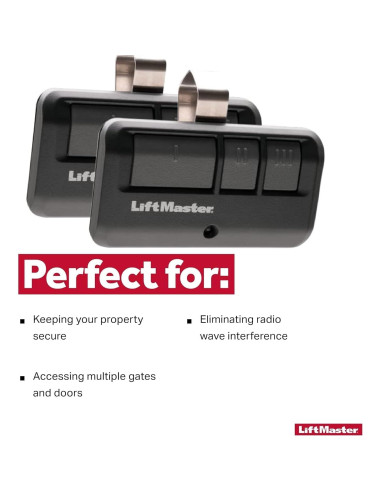 Control Remoto LiftMaster 893LM Security+ 2.0 3 Botones