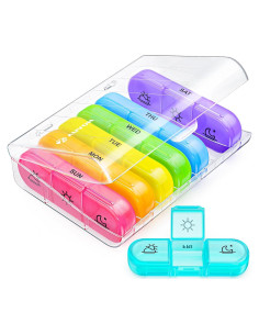Organizador Semanal de Pastillas AUVON 3 Veces al Día Grande
