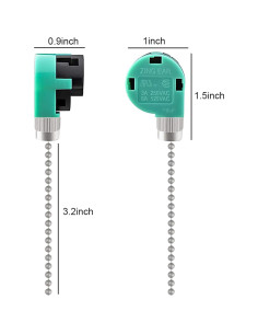 Interruptor de Ventilador de Techo Zing Ear ZE-268S6 3 Velocidades 4 Hilos - 2 Pack 2