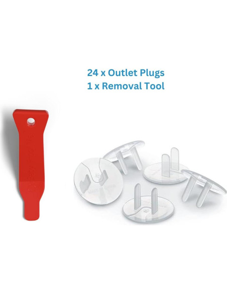 24 Cubiertas de Enchufes Baby Proof Me - Seguridad Infantil