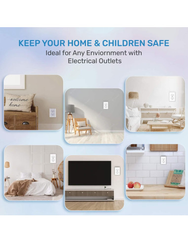 24 Cubiertas de Enchufes Baby Proof Me - Seguridad Infantil